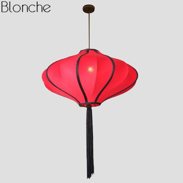 Suspension chinoise à LED de couleur Chinese