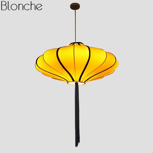 Suspension chinoise à LED de couleur Chinese