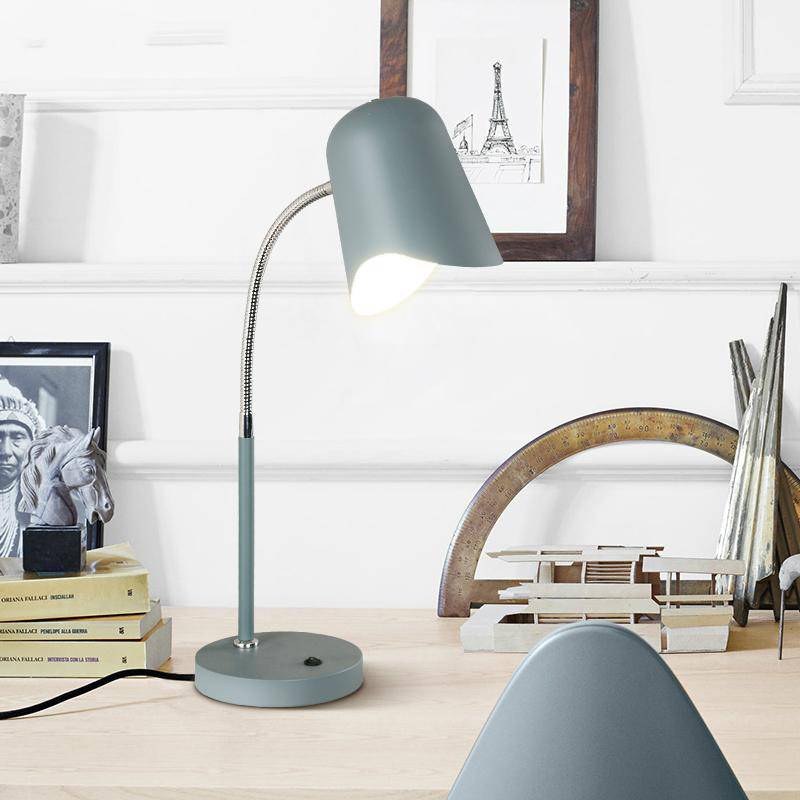 Colored LED bedside or desk lamp Nordic