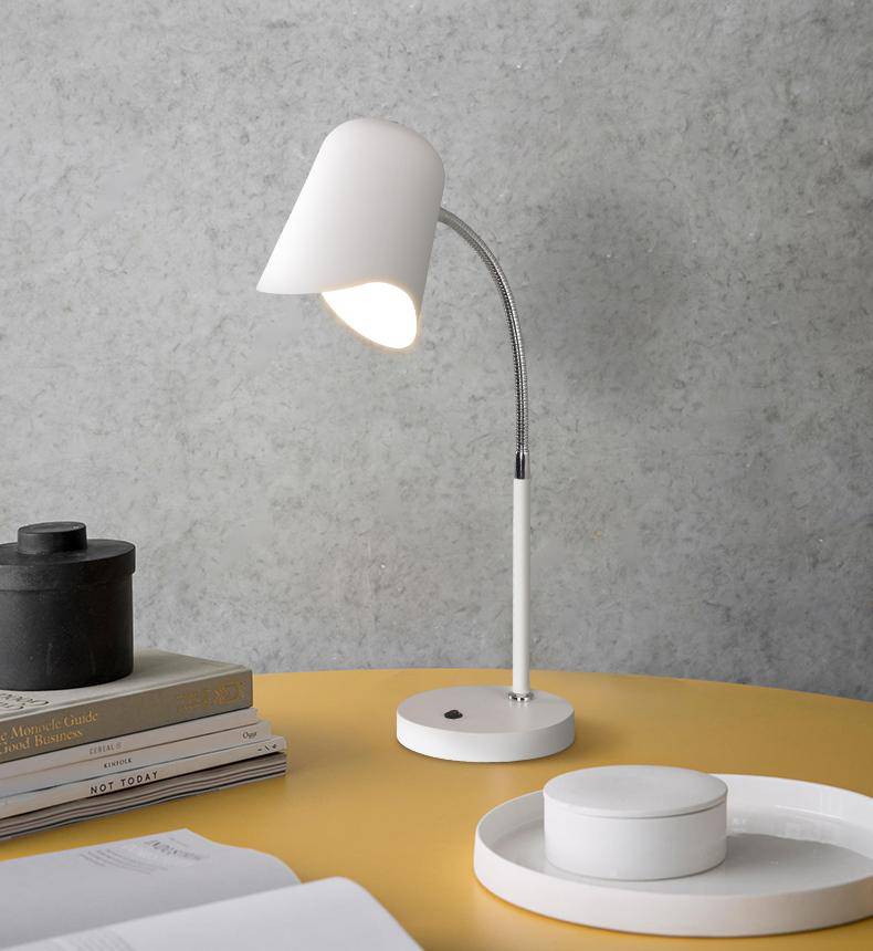 Colored LED bedside or desk lamp Nordic