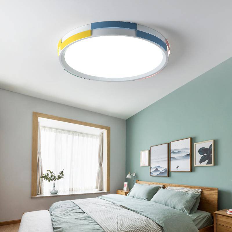 Lámpara de techo LED moderna redonda