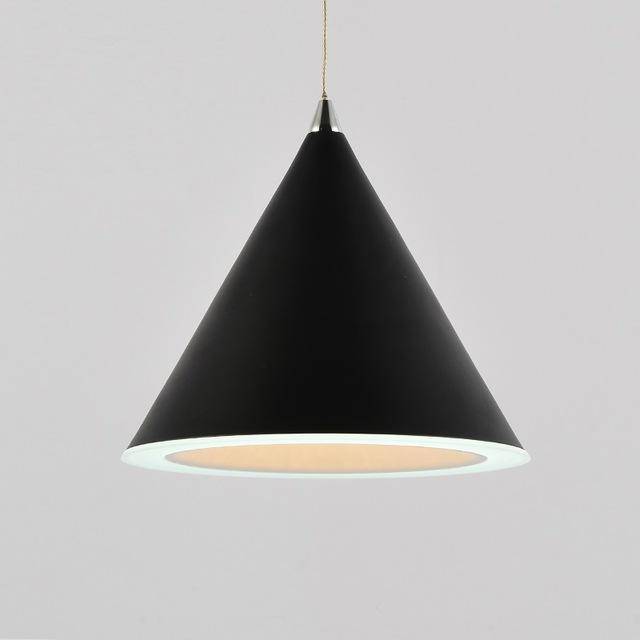 Suspension design LED cône Nordic (plusieurs couleurs)