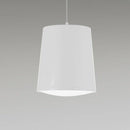 Suspension moderne LED cylindre en aluminium de couleur