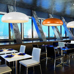 Suspension design moderne LED en aluminium bouel ovale