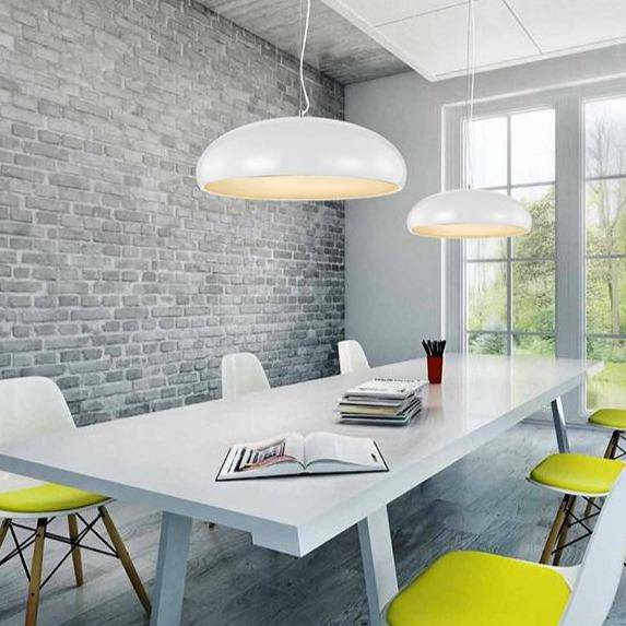 Suspension design moderne LED en aluminium bouel ovale - vue 3 sur 7