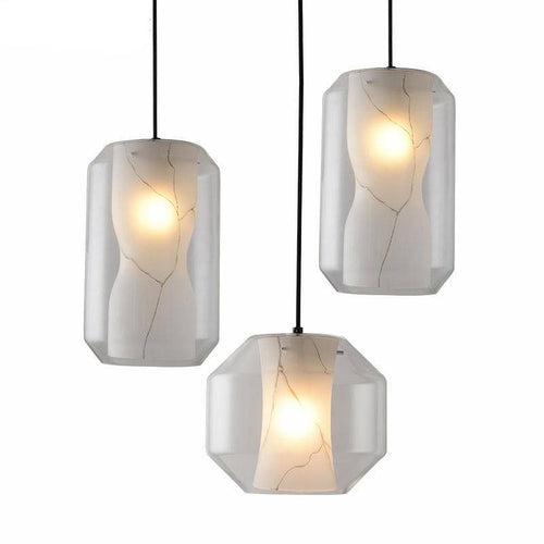 Suspension design en verre Broom