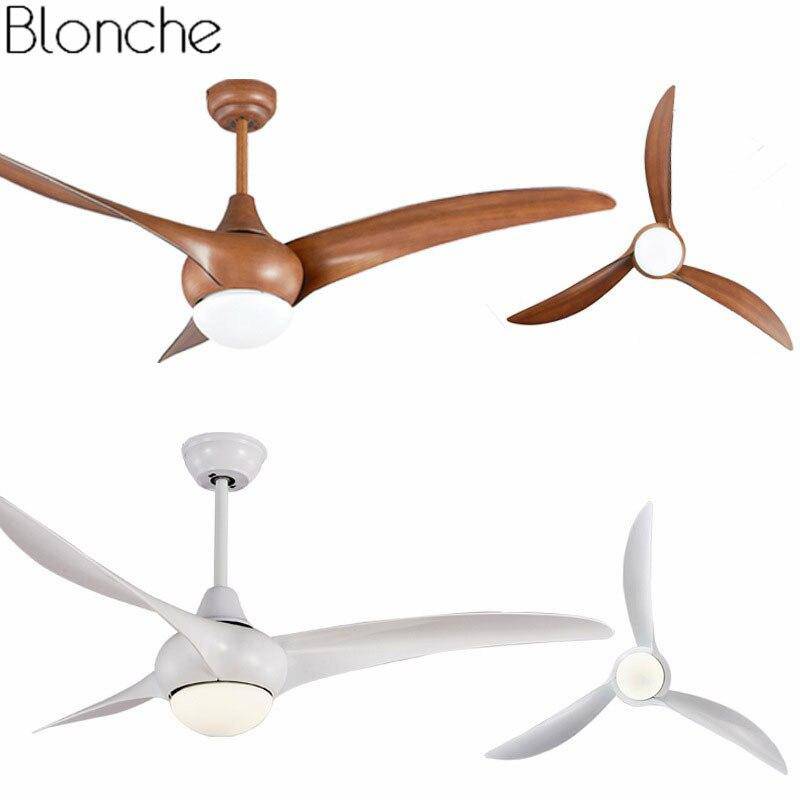 Ventilateurs plafond moderne LED à 3 pales Light