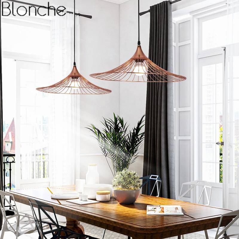 Suspension design LED Straw - vue 6 sur 7
