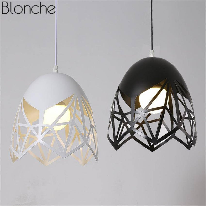 pendant light LED open egg Hollow