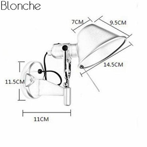 Applique murale à LED argenté ajustable Hat - vue 7 sur 6