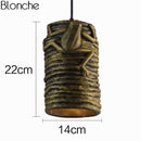 Suspension LED en ciment avec grenouille Frog