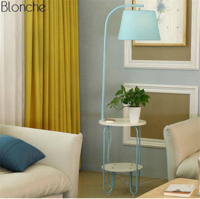 Floor lamp LED with Standing table