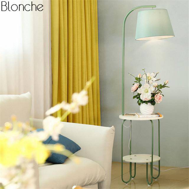 Floor lamp LED with Standing table