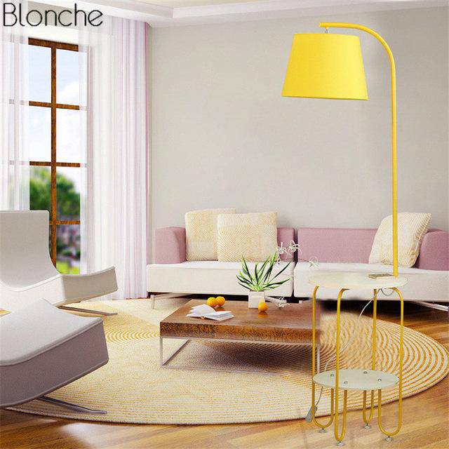 Lampadaire LED avec table Standing - vue 6 sur 10