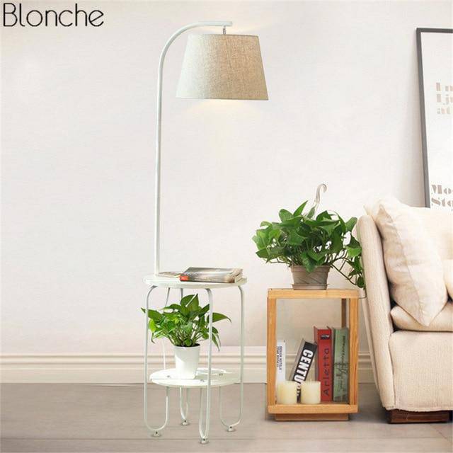 Floor lamp LED with Standing table