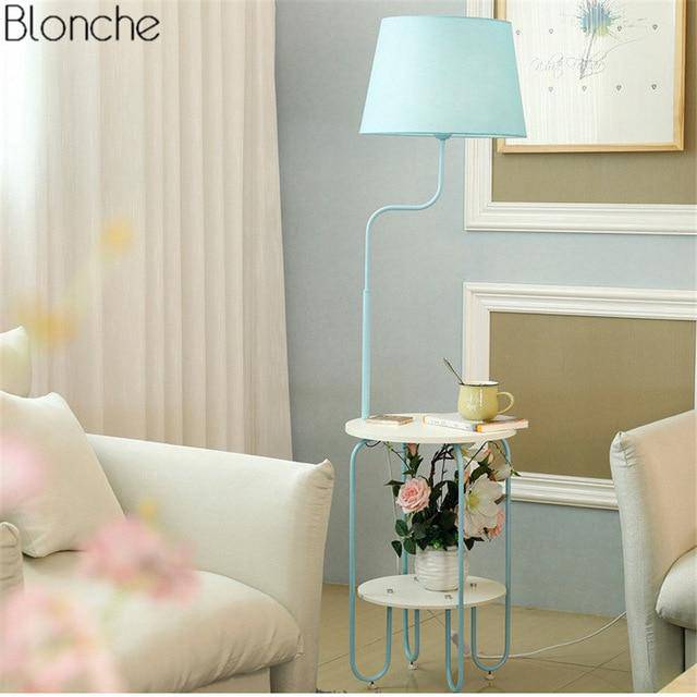 Lampadaire LED avec table Standing