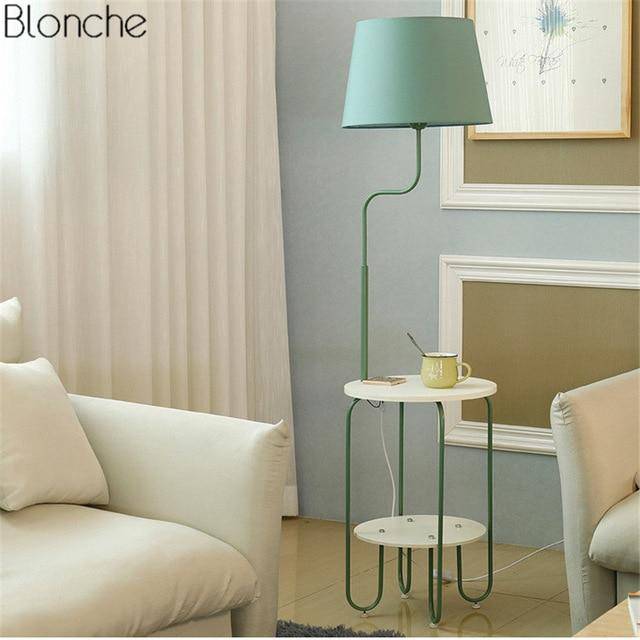 Lampadaire LED avec table Standing