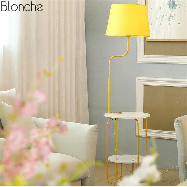 Floor lamp LED with Standing table