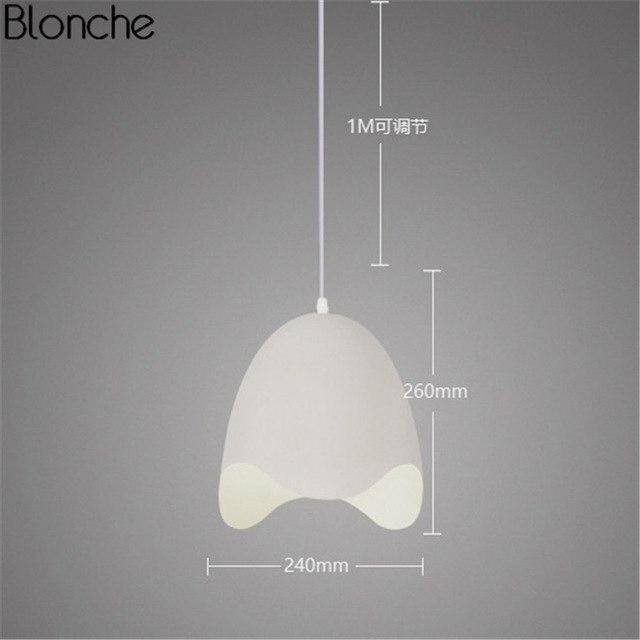 Design LED pendant light Open Egg Macaron