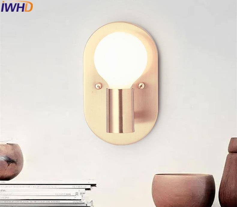 wall lamp gold LED wall light Copper