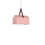 Suspension design en forme de maison de couleur