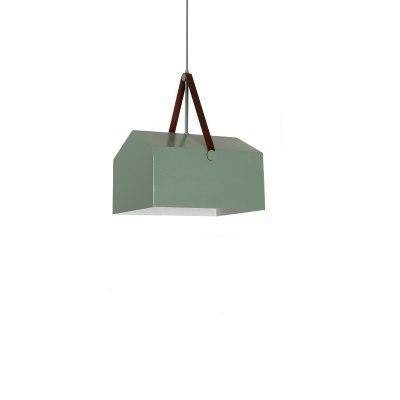 Design pendant light in the shape of a colorful house