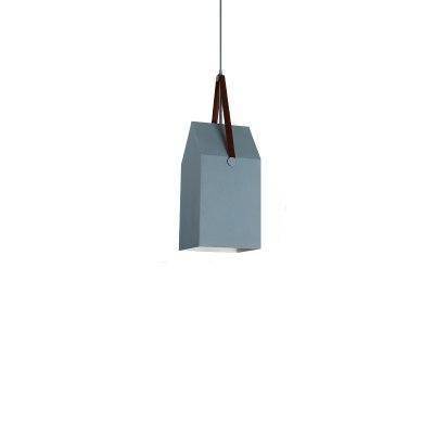 Suspension design en forme de maison de couleur
