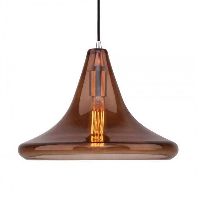 pendant light LED triangular glass design