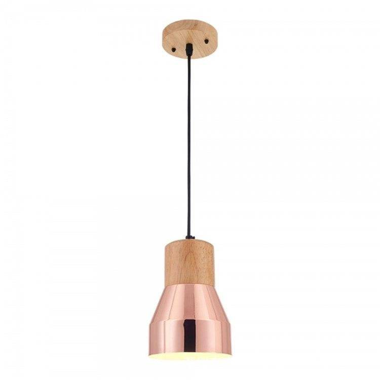 Suspension design LED Loft (doré ou rose gold) - vue 6 sur 6