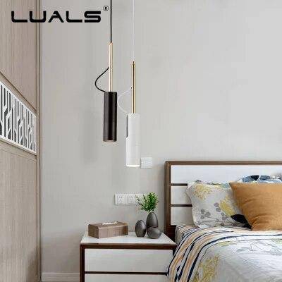 pendant light LED design with lampshade cylindrical metal Indoor