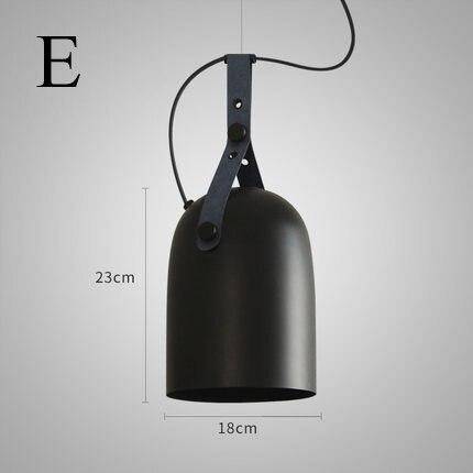 Lámpara de suspensión design LED con pantalla metálica redondeada Loft