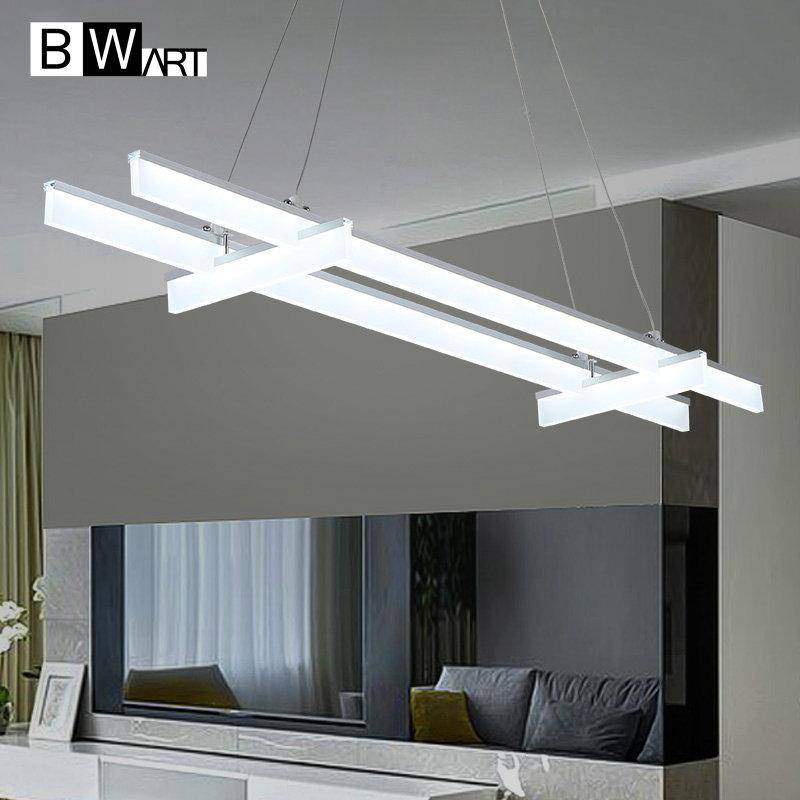 Lámpara de suspensión LED design con barras colgantes