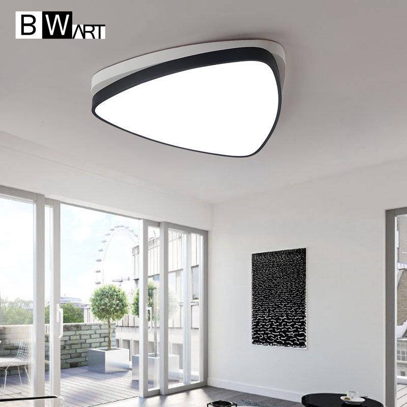 Plafonnier LED triangle arrondi bicolore Bwart