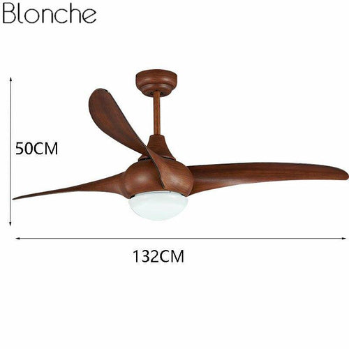 Ventilateurs plafond moderne LED à 3 pales Light