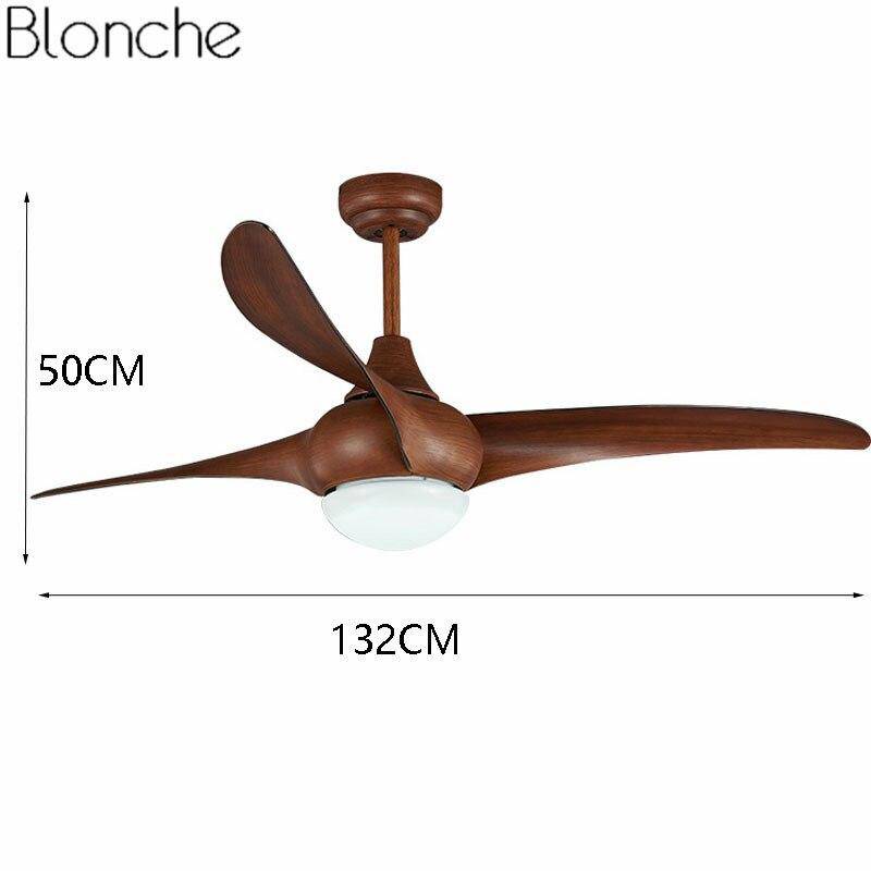 Ventilateurs plafond moderne LED à 3 pales Light