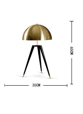 Lámpara de mesa design Bronce