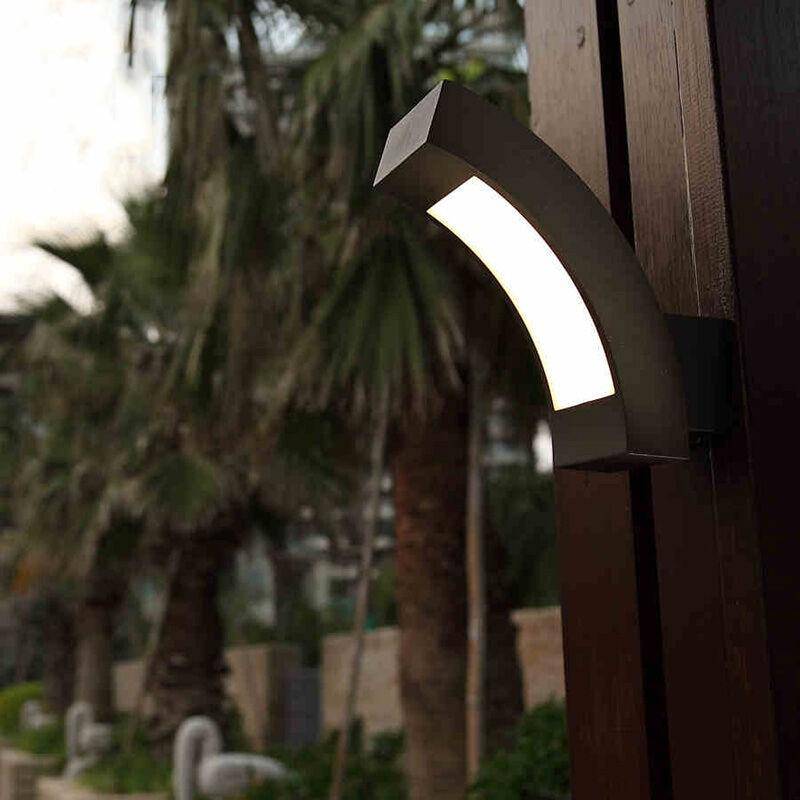 Applique murale LED extérieure waterproof arrondie - vue 3 sur 6