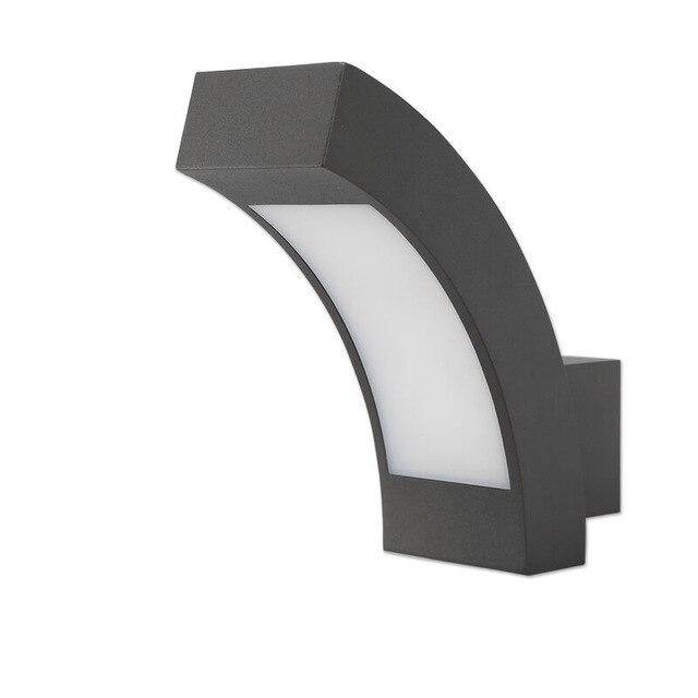 Applique murale LED extérieure waterproof arrondie