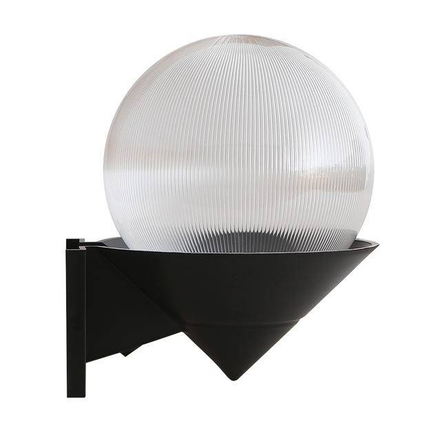 Applique extérieur LED socle et boule Acrylic