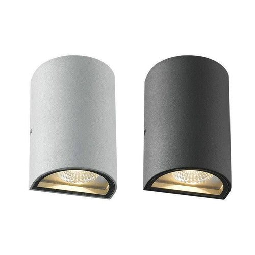 Luz LED para exteriores design en aluminio (negro o gris)