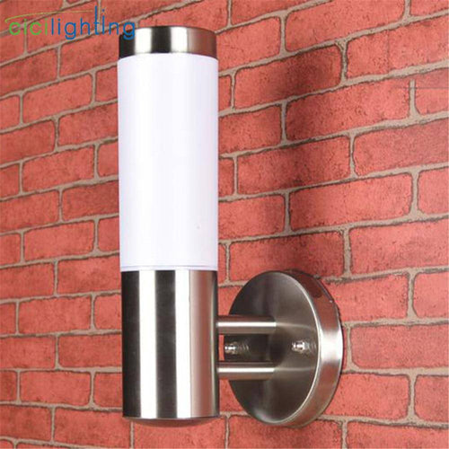 wall lamp outdoor LED design chrome Milky