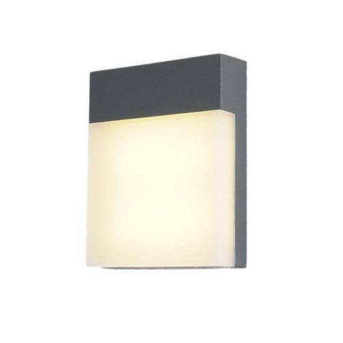 wall lamp outdoor for terrace or balcony (black or grey)