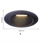 Applique murale extérieure à LED ovale Porch
