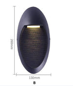 Applique murale extérieure à LED ovale Porch