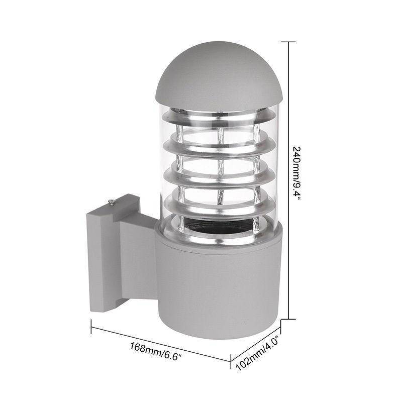 Applique murale extérieur LED Lumiparty (noir ou gris) - vue 6 sur 6