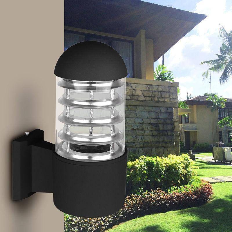 Aplique LED de exterior Lumiparty (negro o gris)