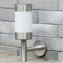 Applique extérieur LED chromée solaire