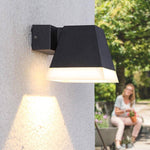 Applique extérieur LED pyramide en aluminium