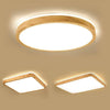 Plafonnier en bois à LED (plusieurs formes)