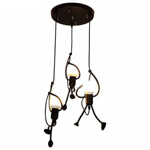 Suspension design à LED bonhomme suspendu Human - vue 6 sur 8